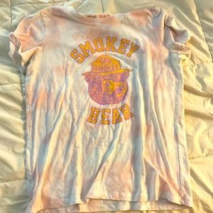 Smokey the Bear Tie-Dye Tshirt